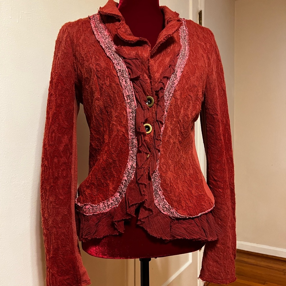 Free People, older vintage cropped jacket